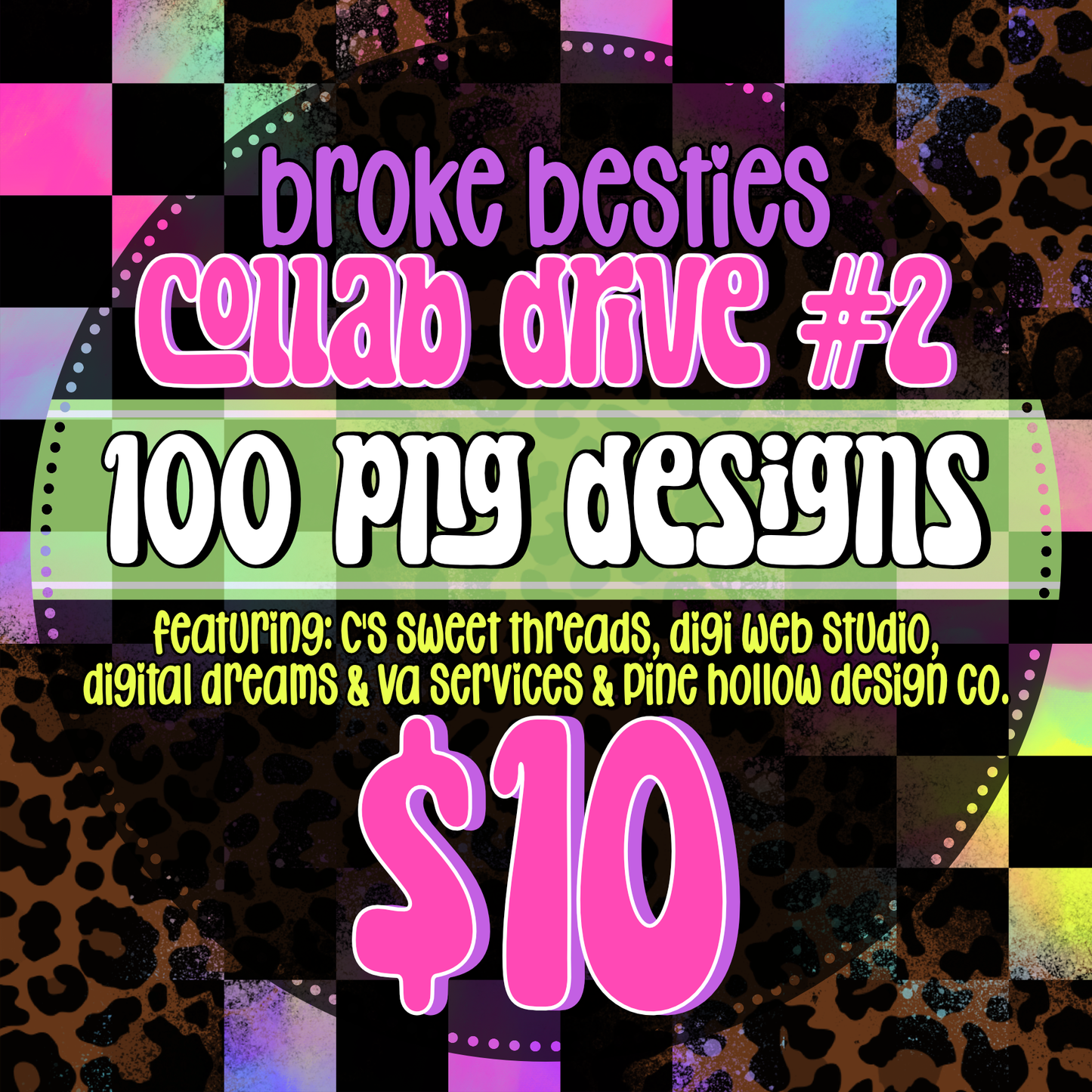 Broke Besties Collab pt2 W/ Pine Hollow Design Co. , Digital Dreams & VA Services & Digi Web Studio
