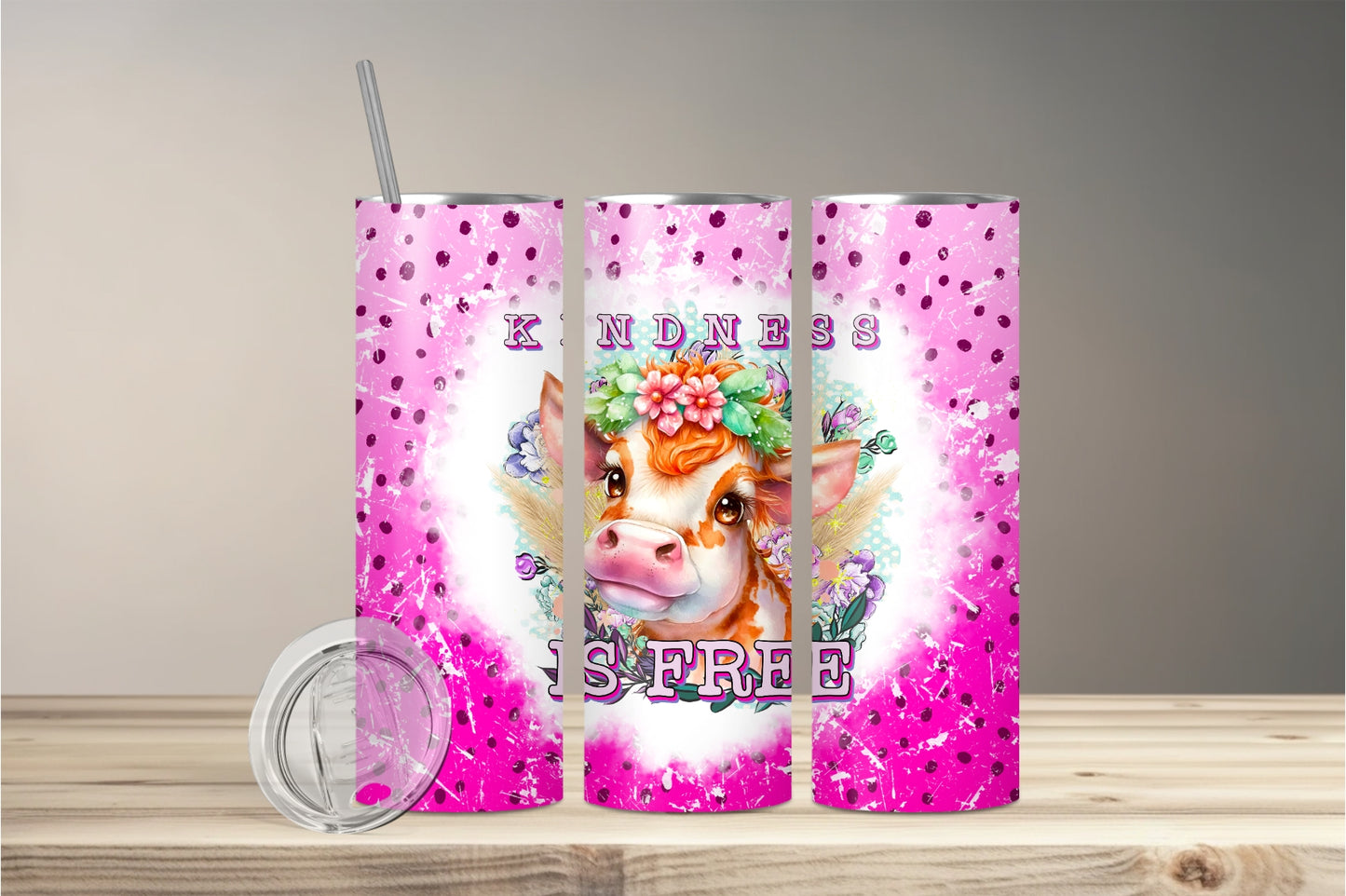 KINDNESS IS FREE - TUMBLER