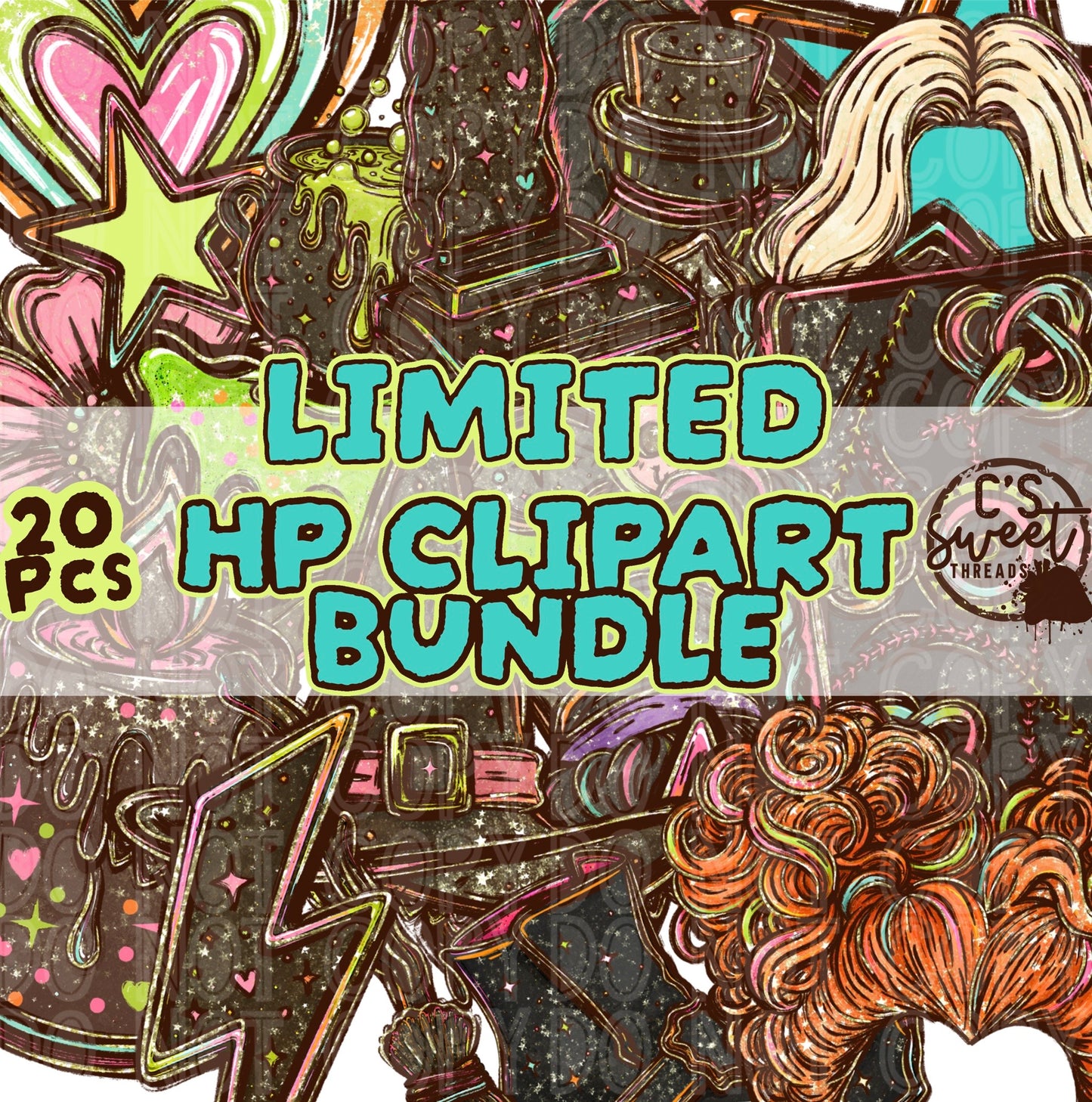 Limited Exclusive HP Clipart Bundle