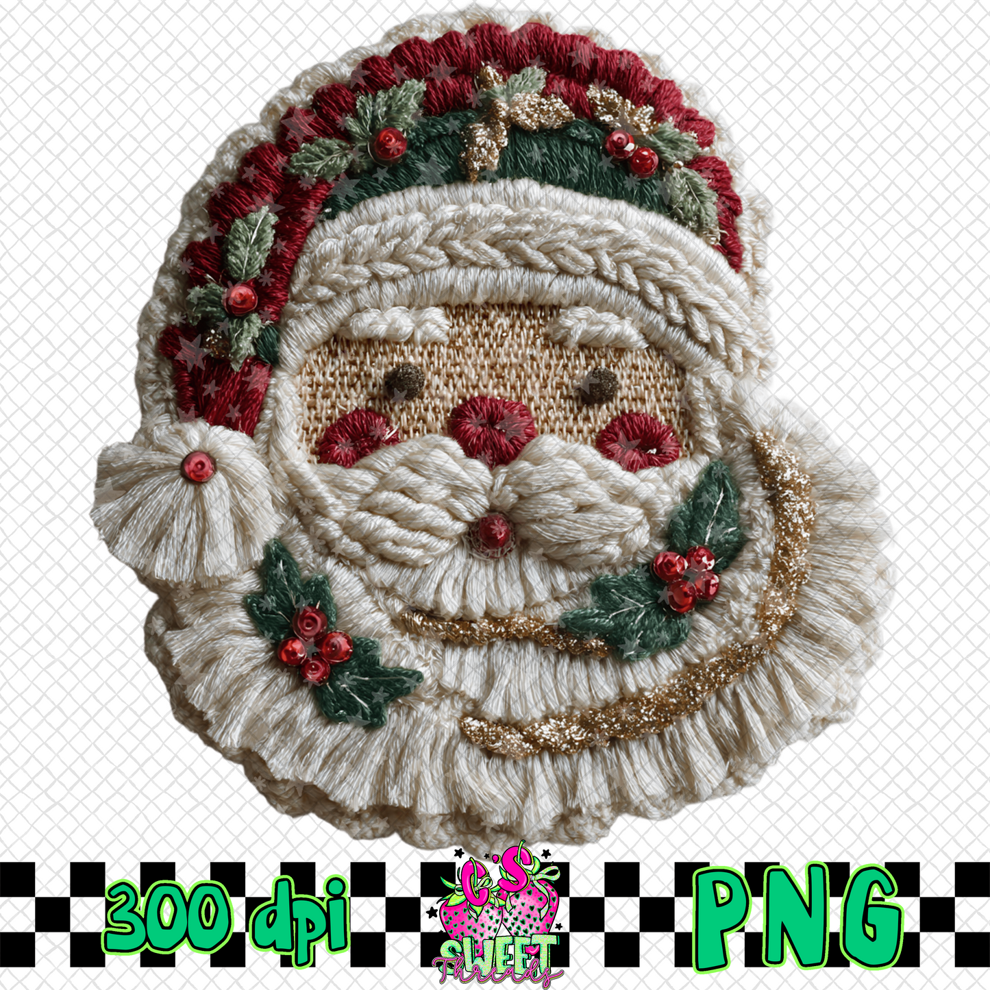 Faux Santa Head 2