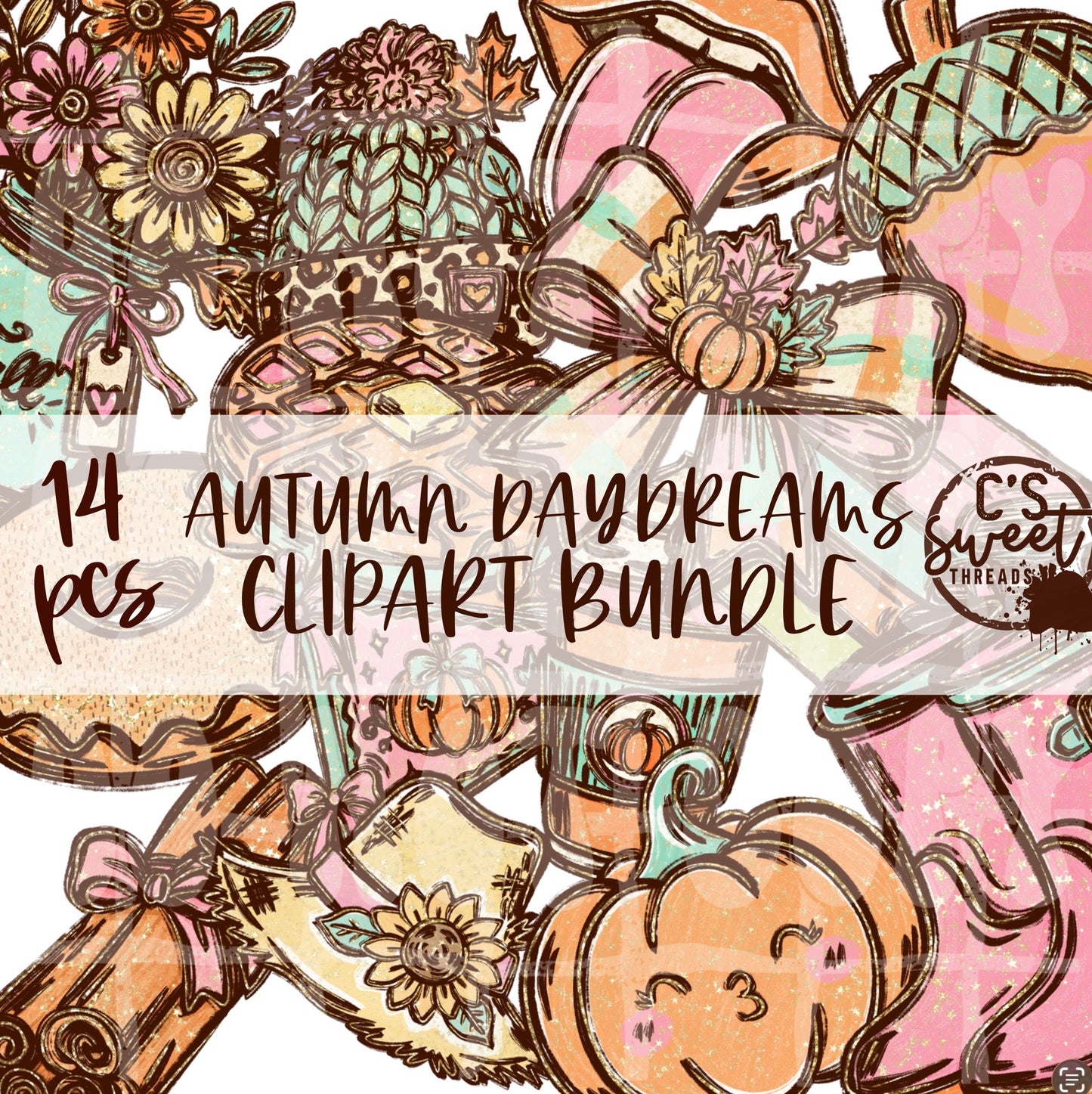 Autumn Daydreams Clipart Bundle