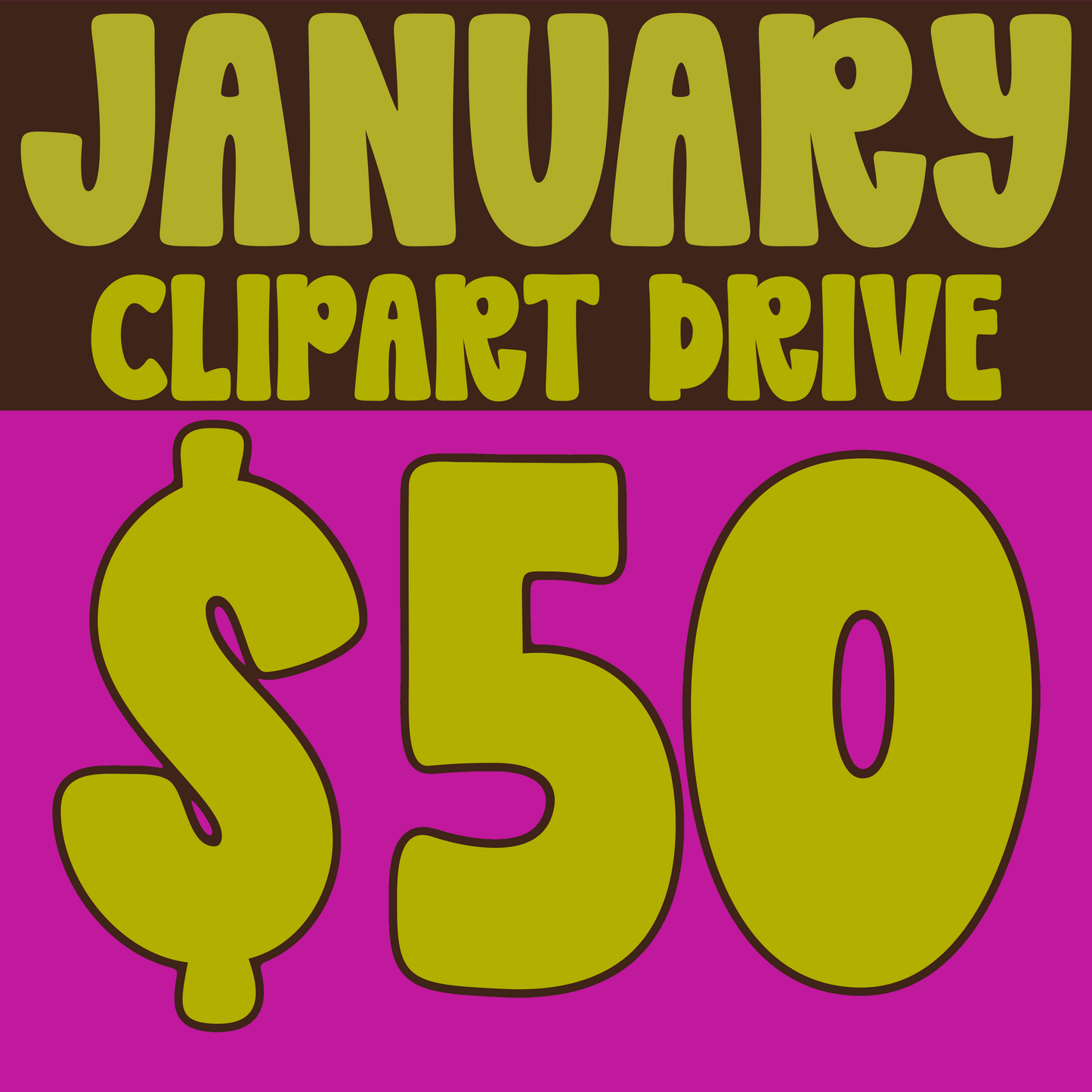 2026 January Clipart Drive