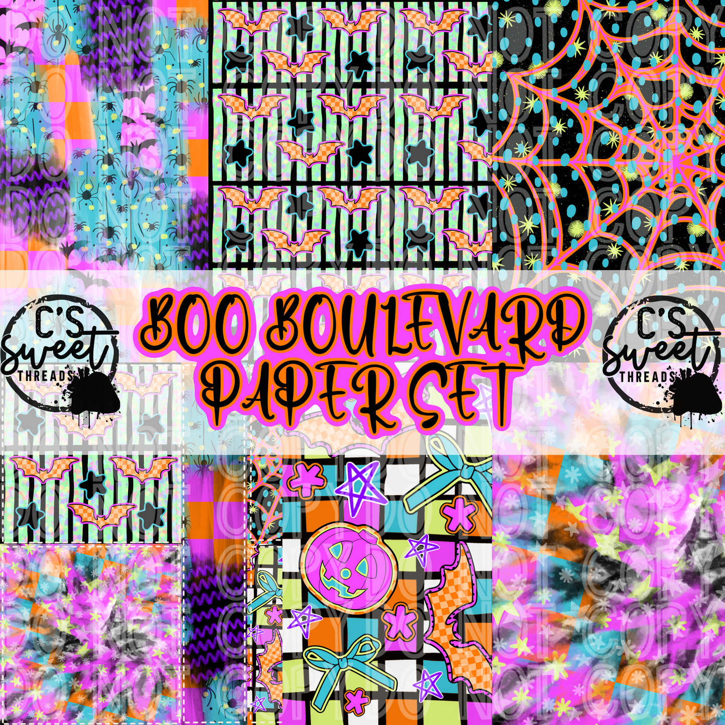 Boo Boulevard Paper Set