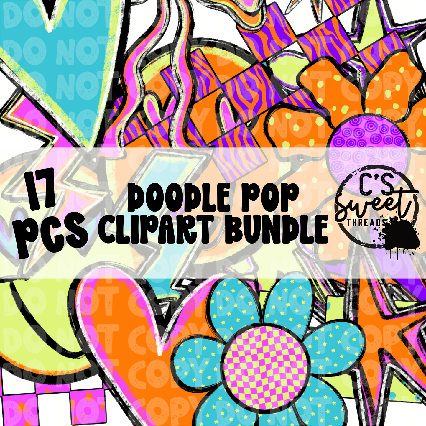 Doodle Pop Clipart Bundle