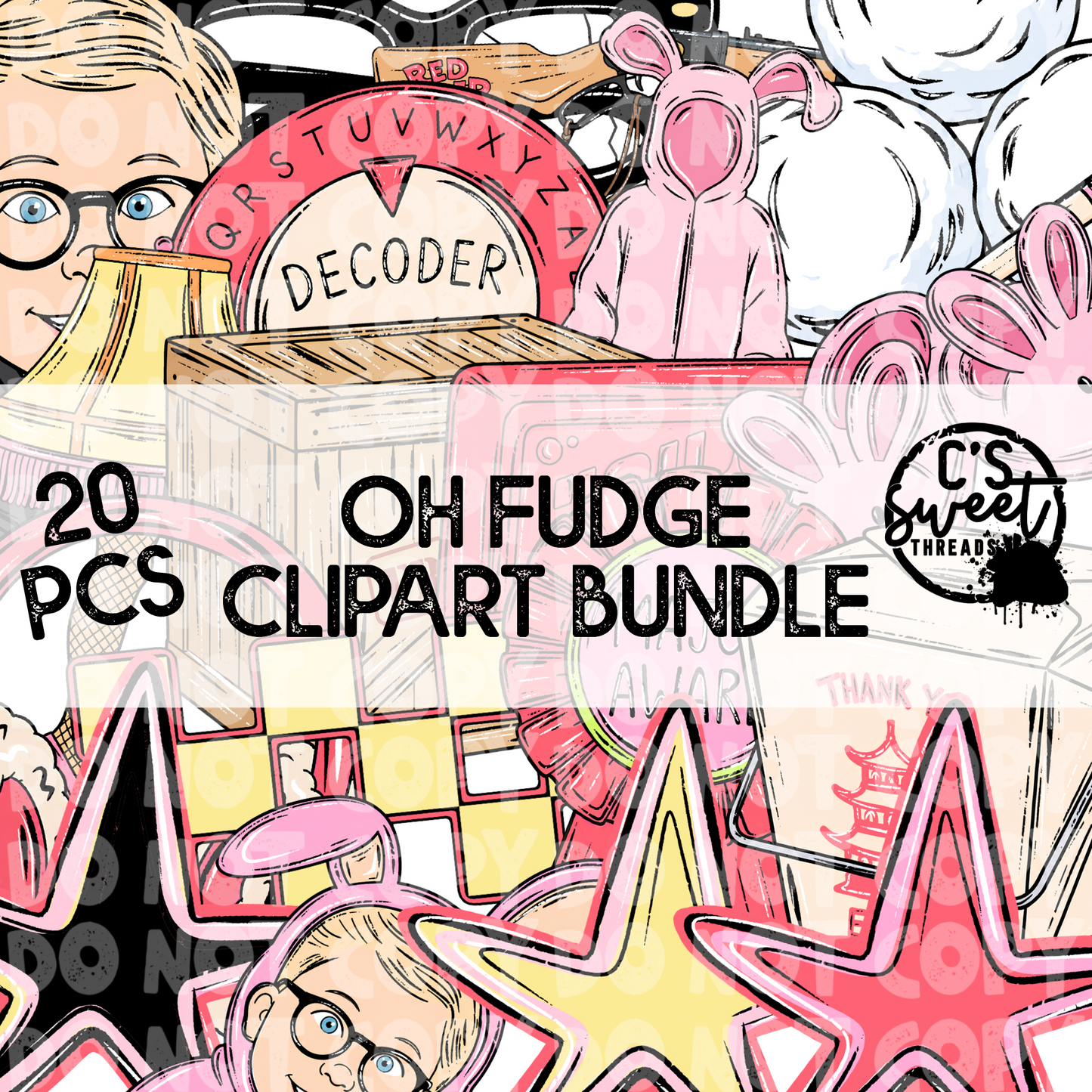 Oh Fudge Clipart Bundle