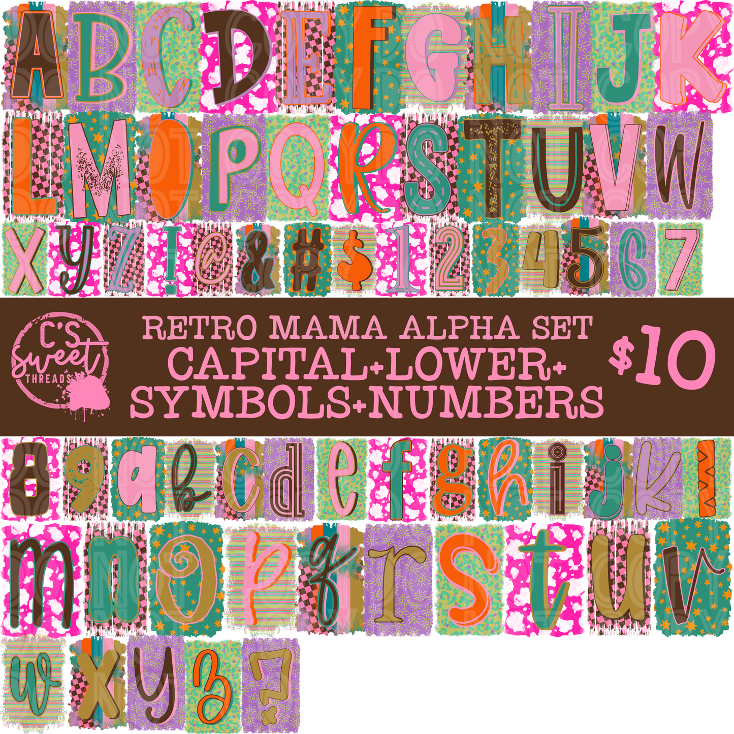 CST Retro Mama Ransom Alpha Set