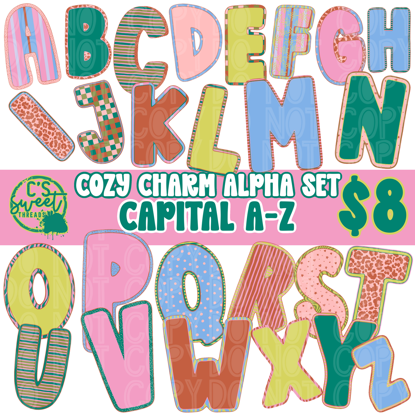 CST Cozy Charm Alpha Set