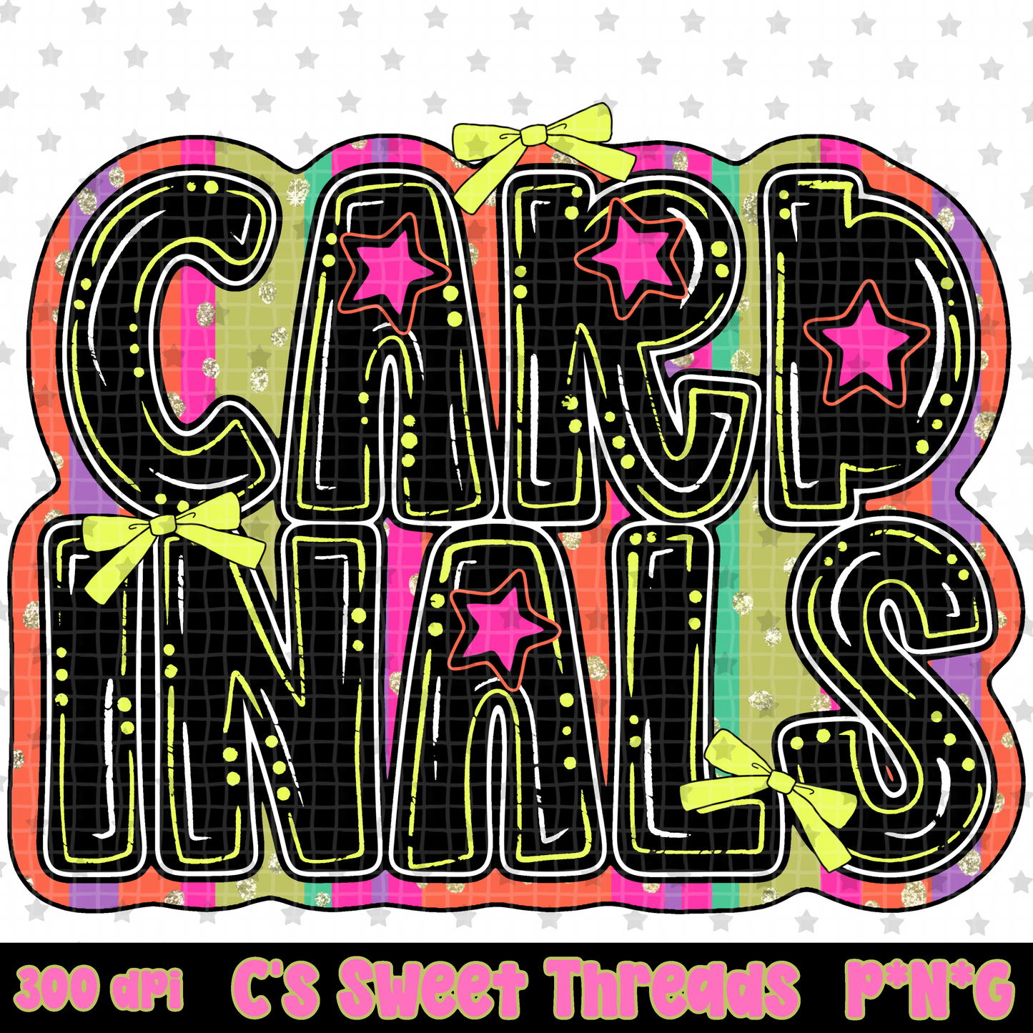 Neon Cardinals