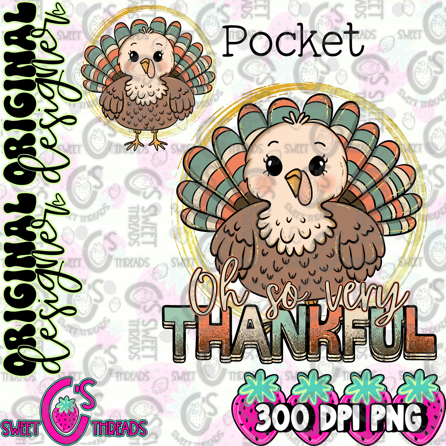 Oh So Very Thankful With Pocket