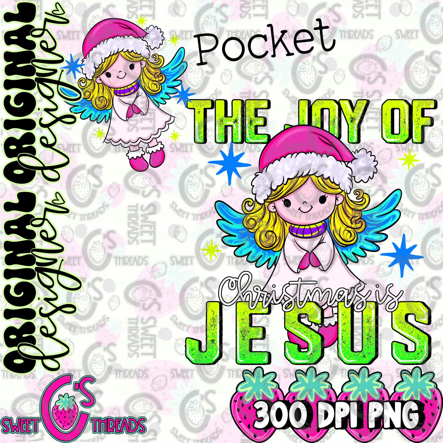 The Joy Of Christmas Is Jesus With Pocket