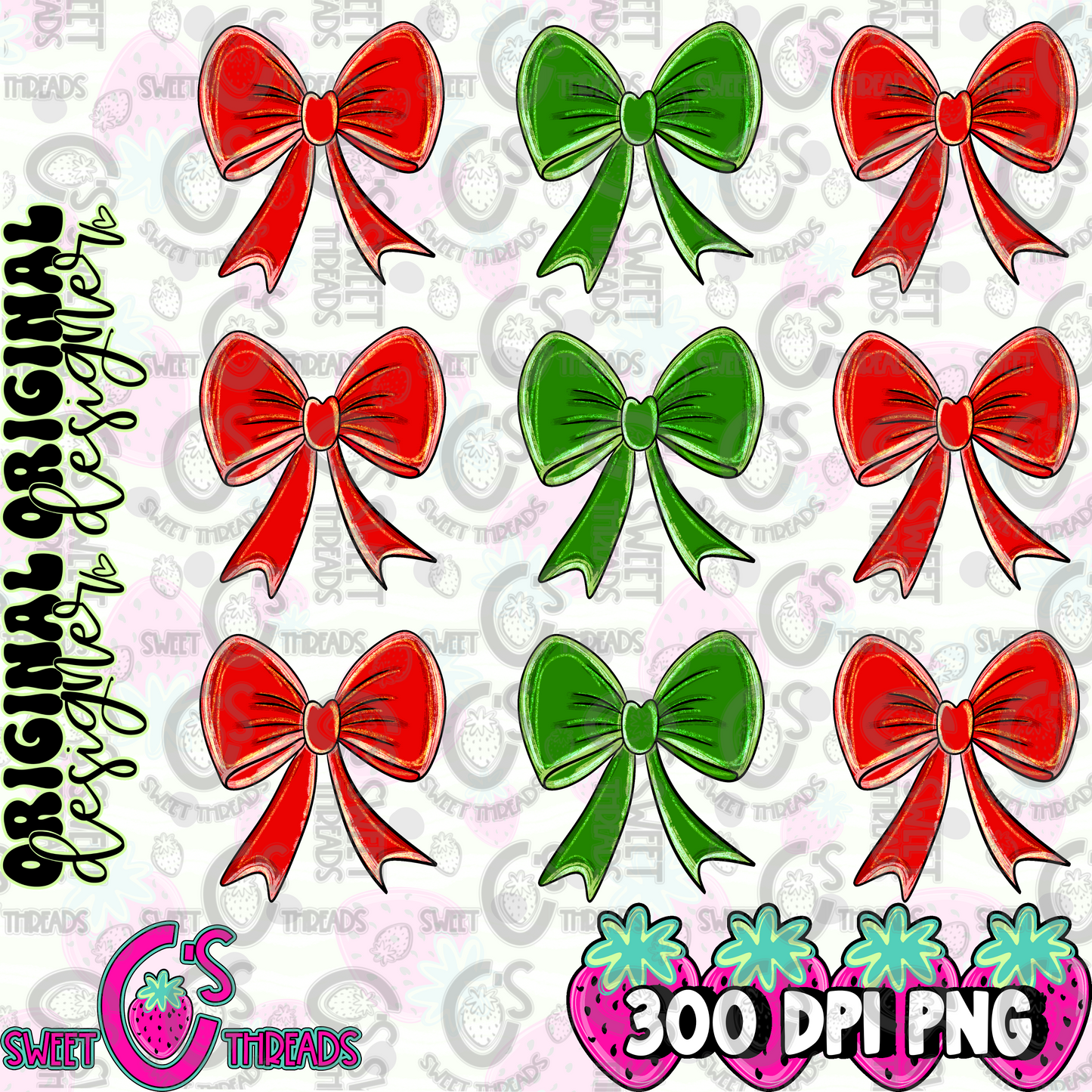 Christmas Bow Coquette