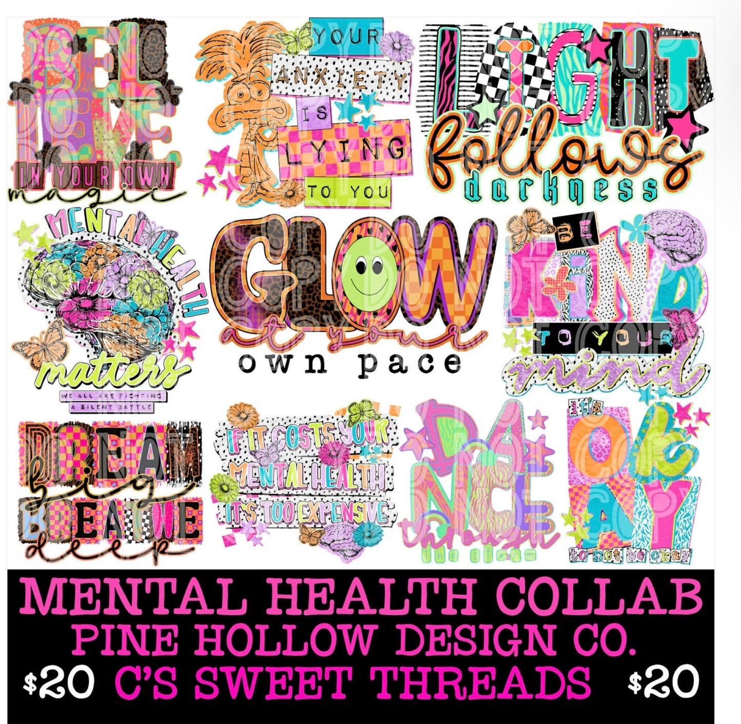 Mental Health Collab With Pine Hollow Design Co.