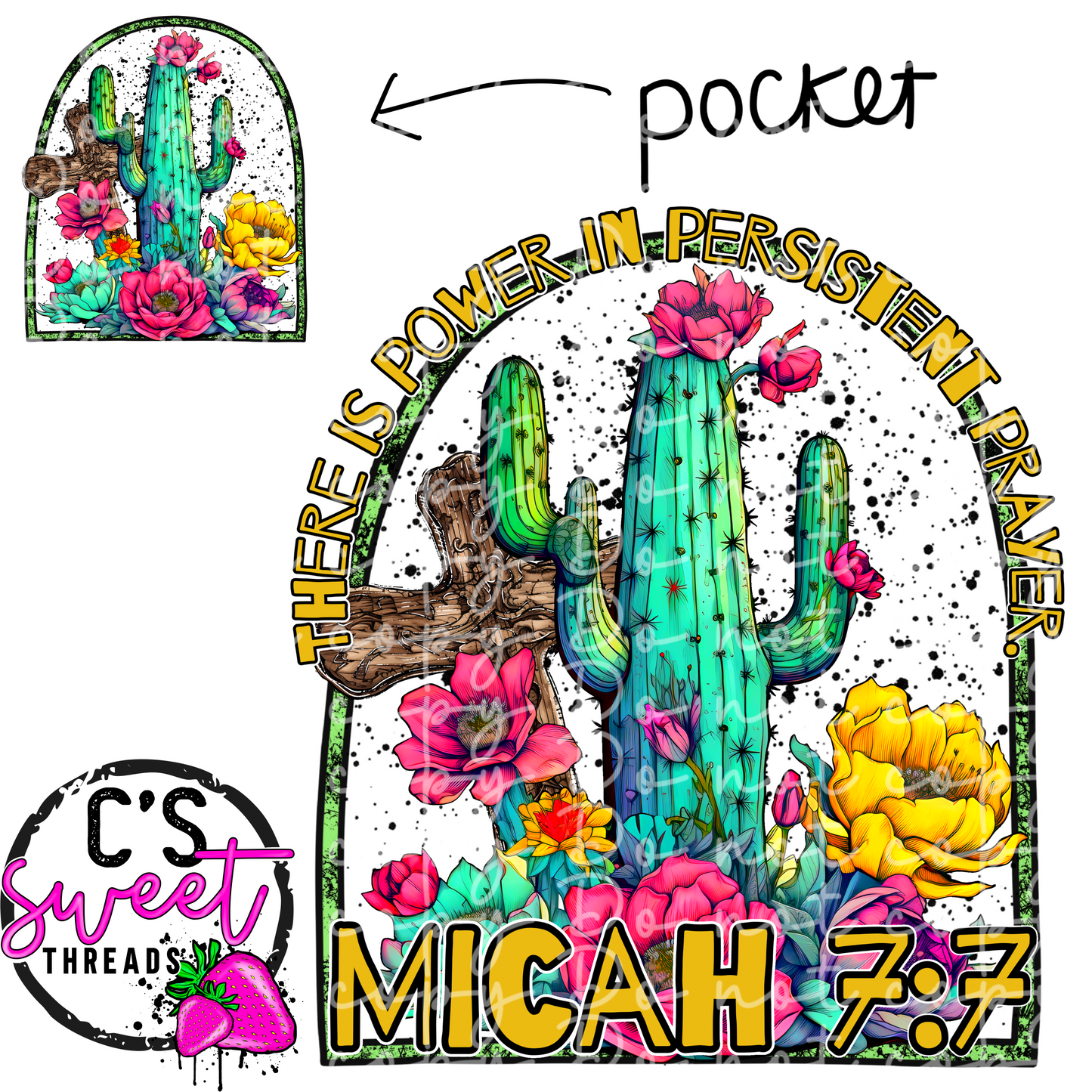 Persistent prayer with pocket