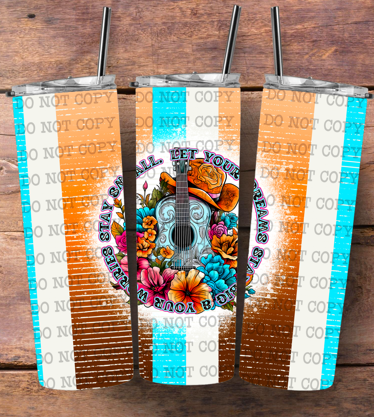 Let your dreams stay big tumbler