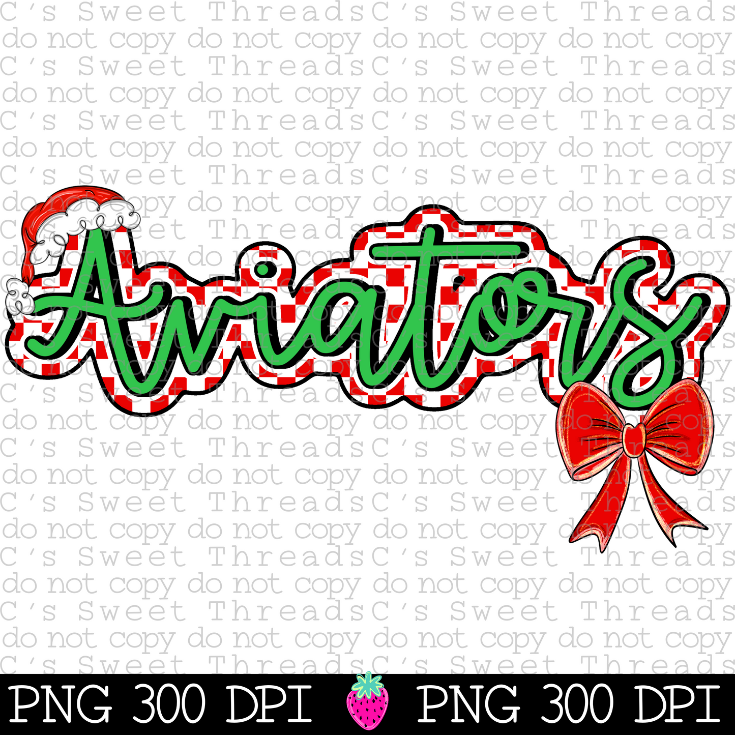 Aviators Christmas Checker