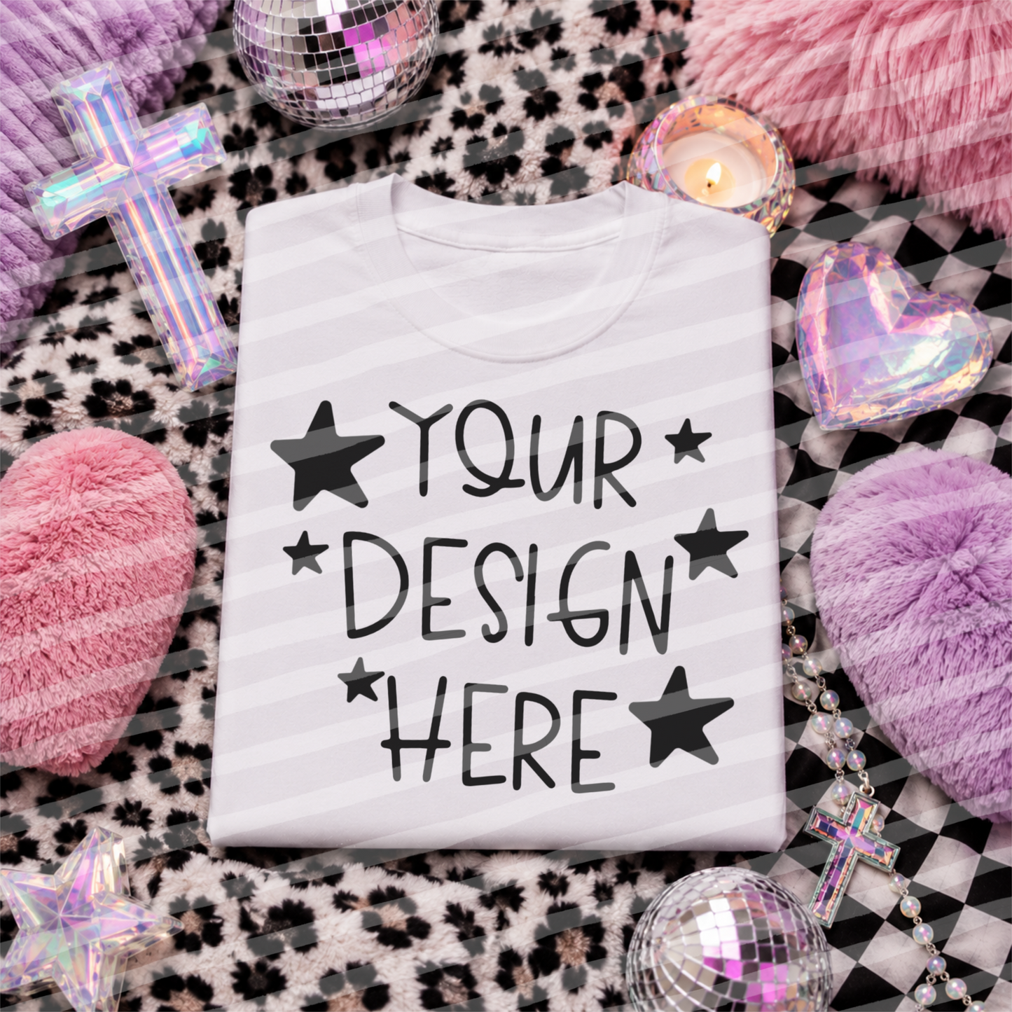 Wild And Worship Hand Held White Tee Everyday Mock Up