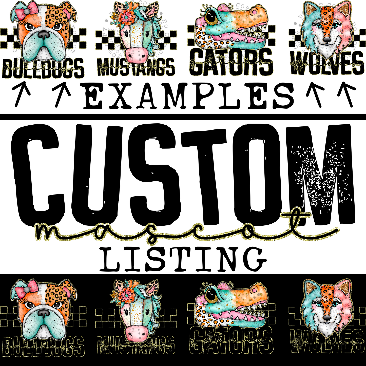 Custom Girly Mascot Design