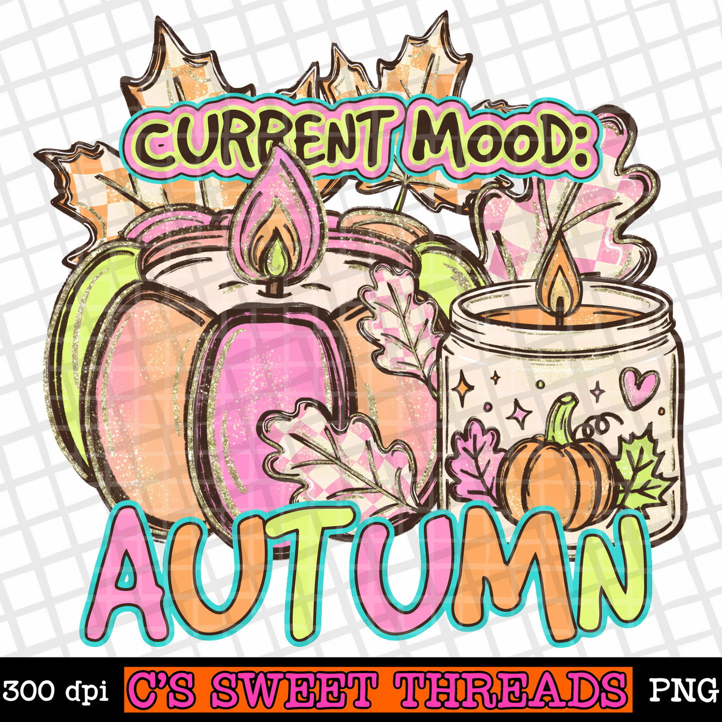 Current Mood:Autumn -Digital PNG Design