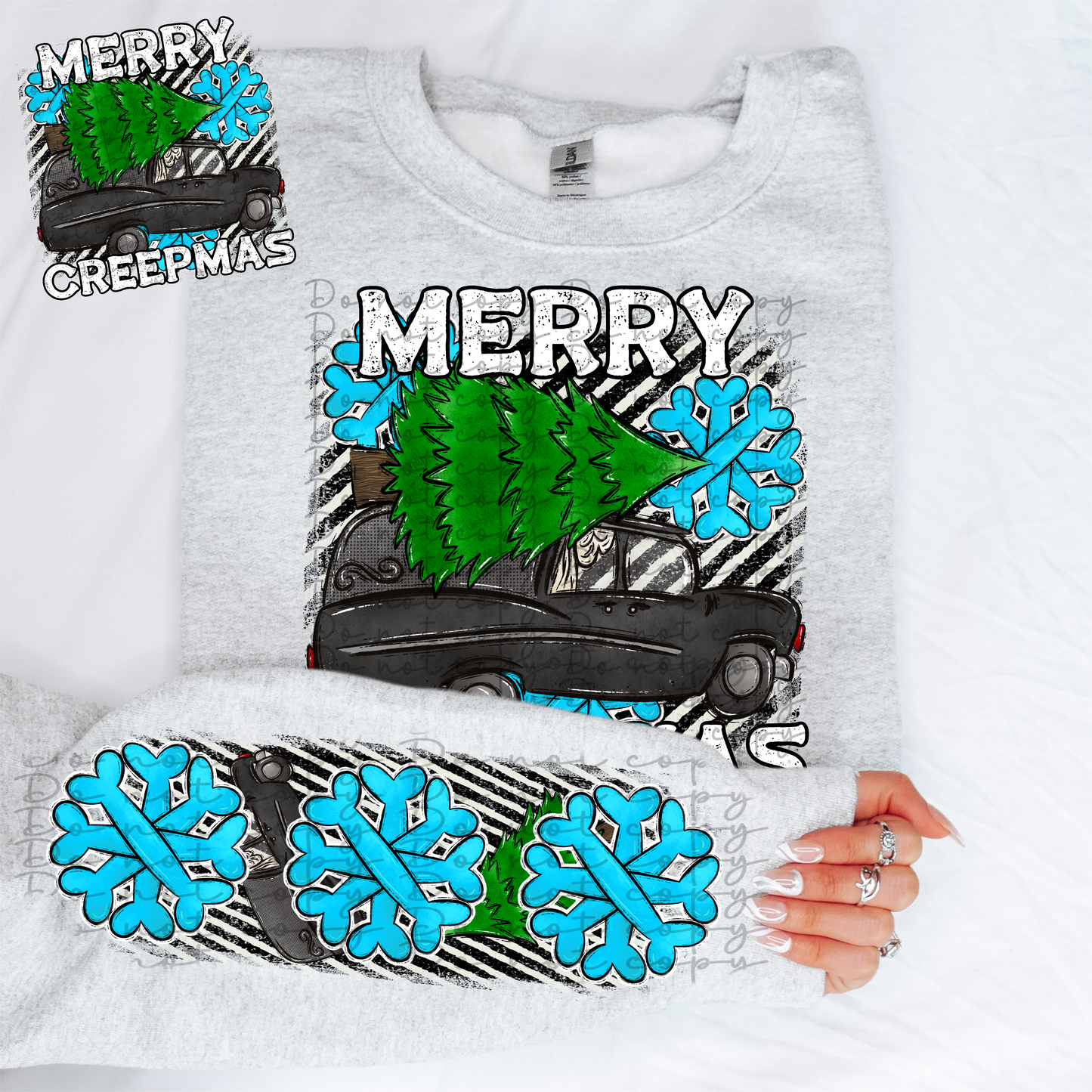 MERRY CREEPMAS WITH SLEEVE