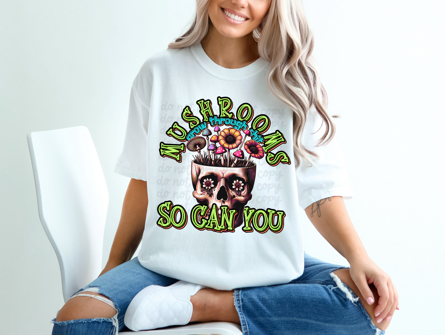 Mushrooms Grow Through Shit