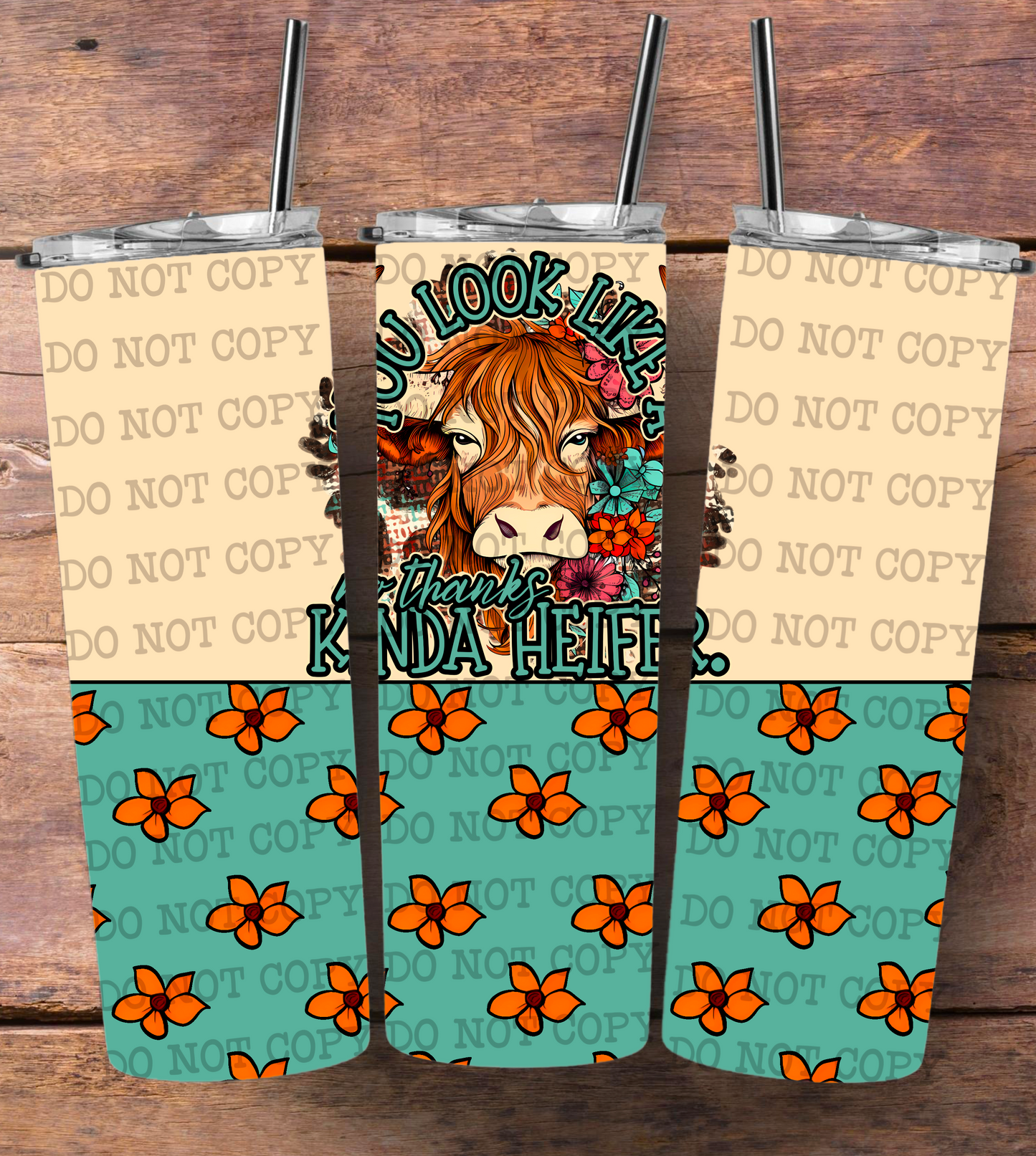 No Thanks Heifer Tumbler