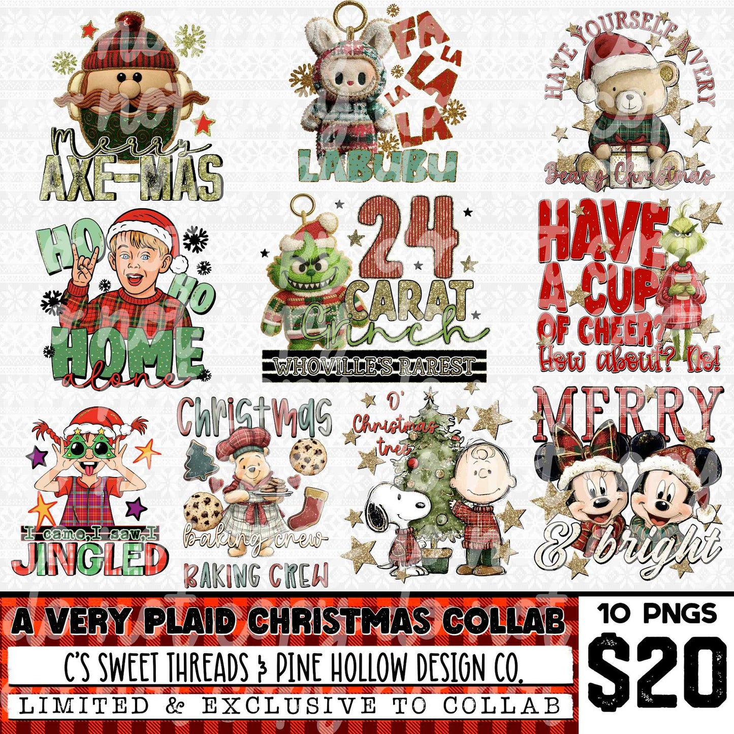 A Very Plaid ChristmasCollab With Pine Hollow Design Co.