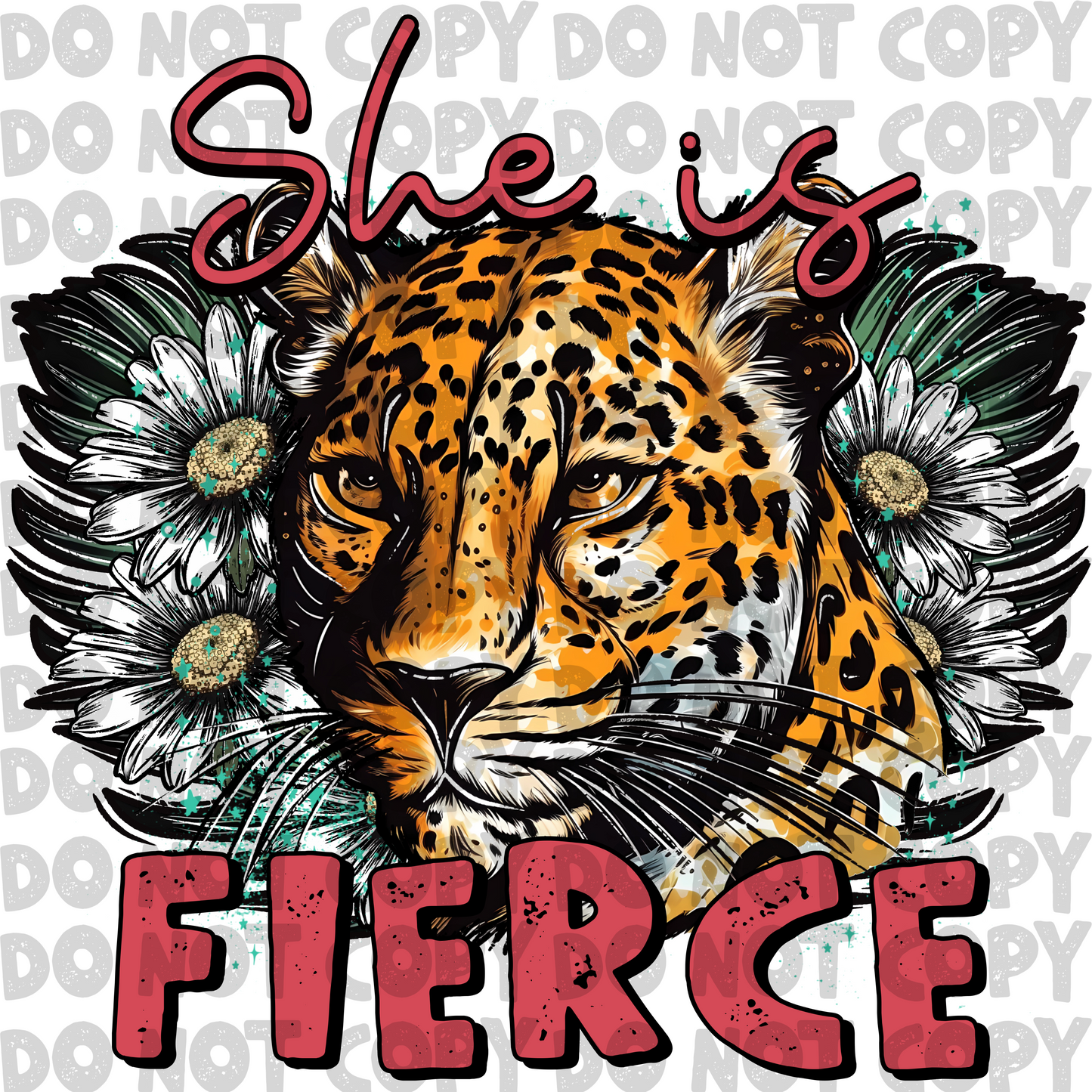 She is fierce mama front and back