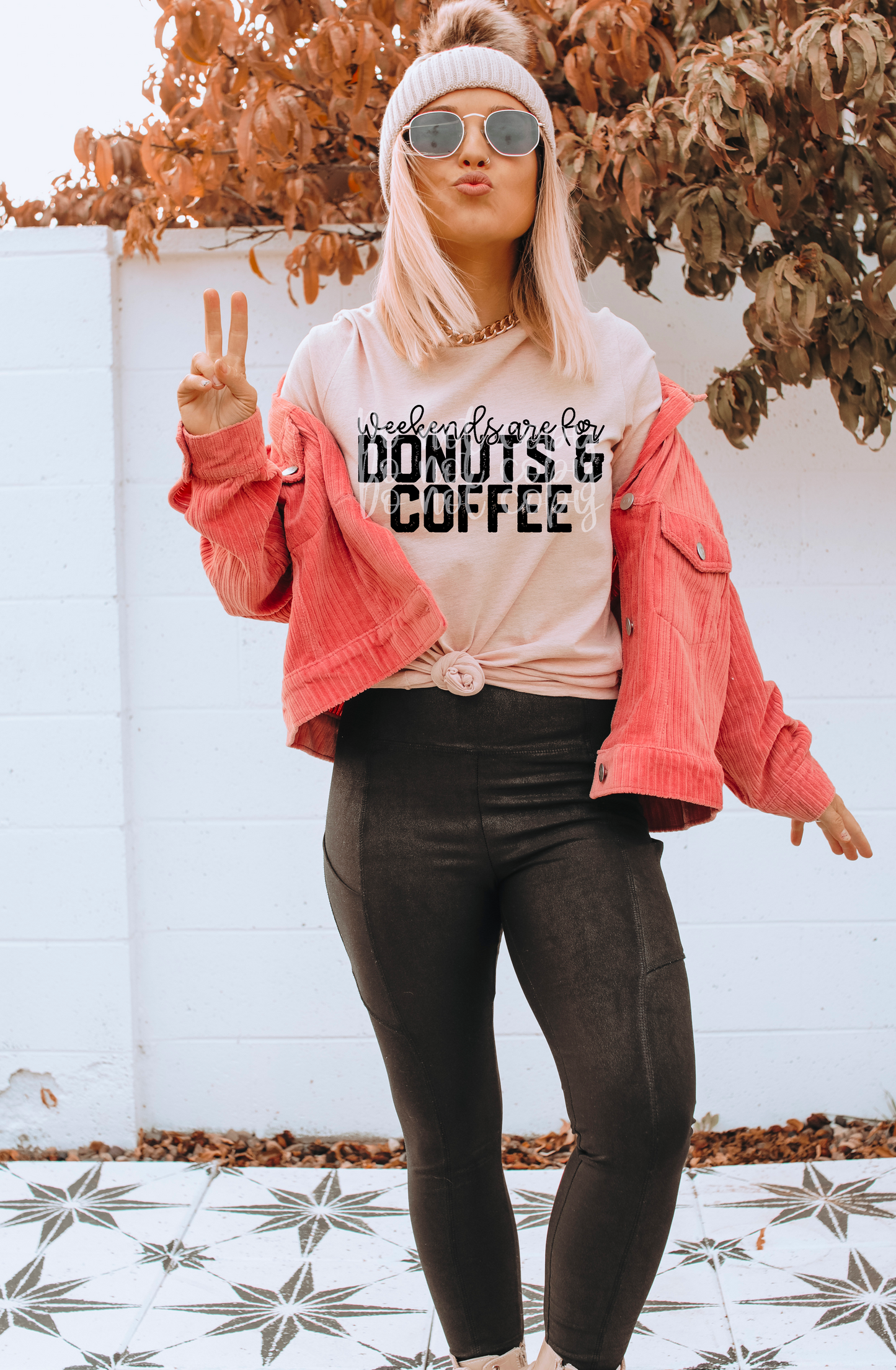 weekend’s are for donuts and coffee single color