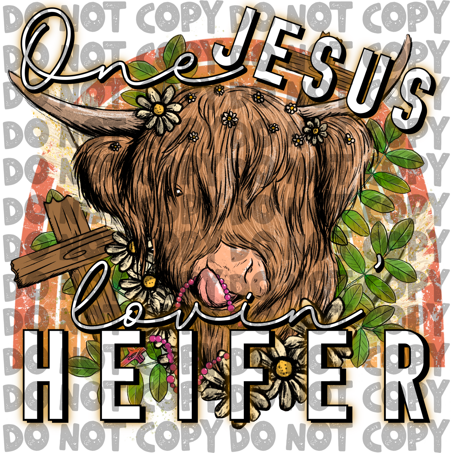 One Jesus lovin’ heifer