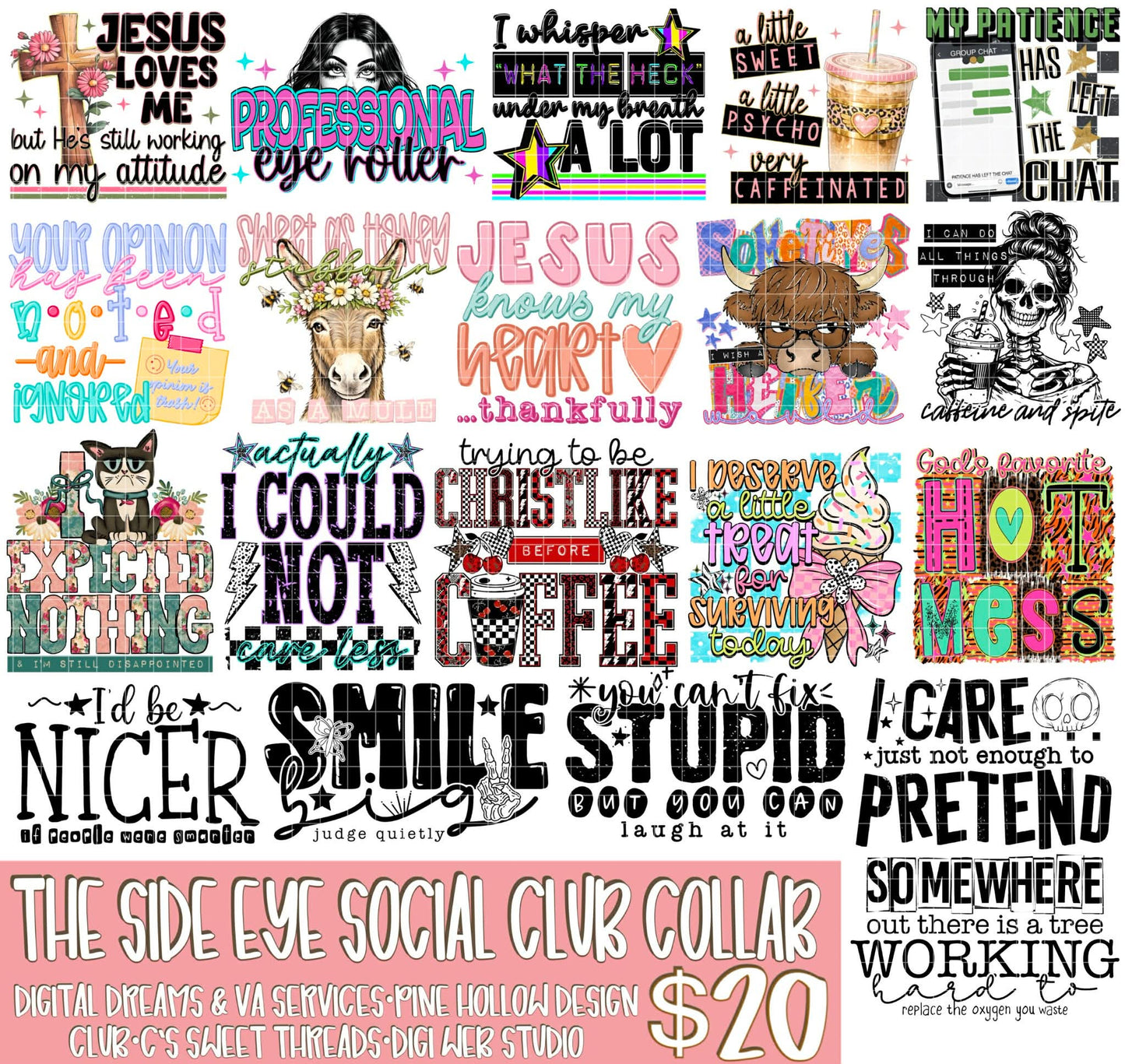 Side Eye Social Club Collab
