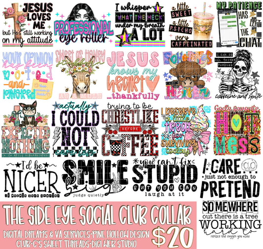 Side Eye Social Club Collab