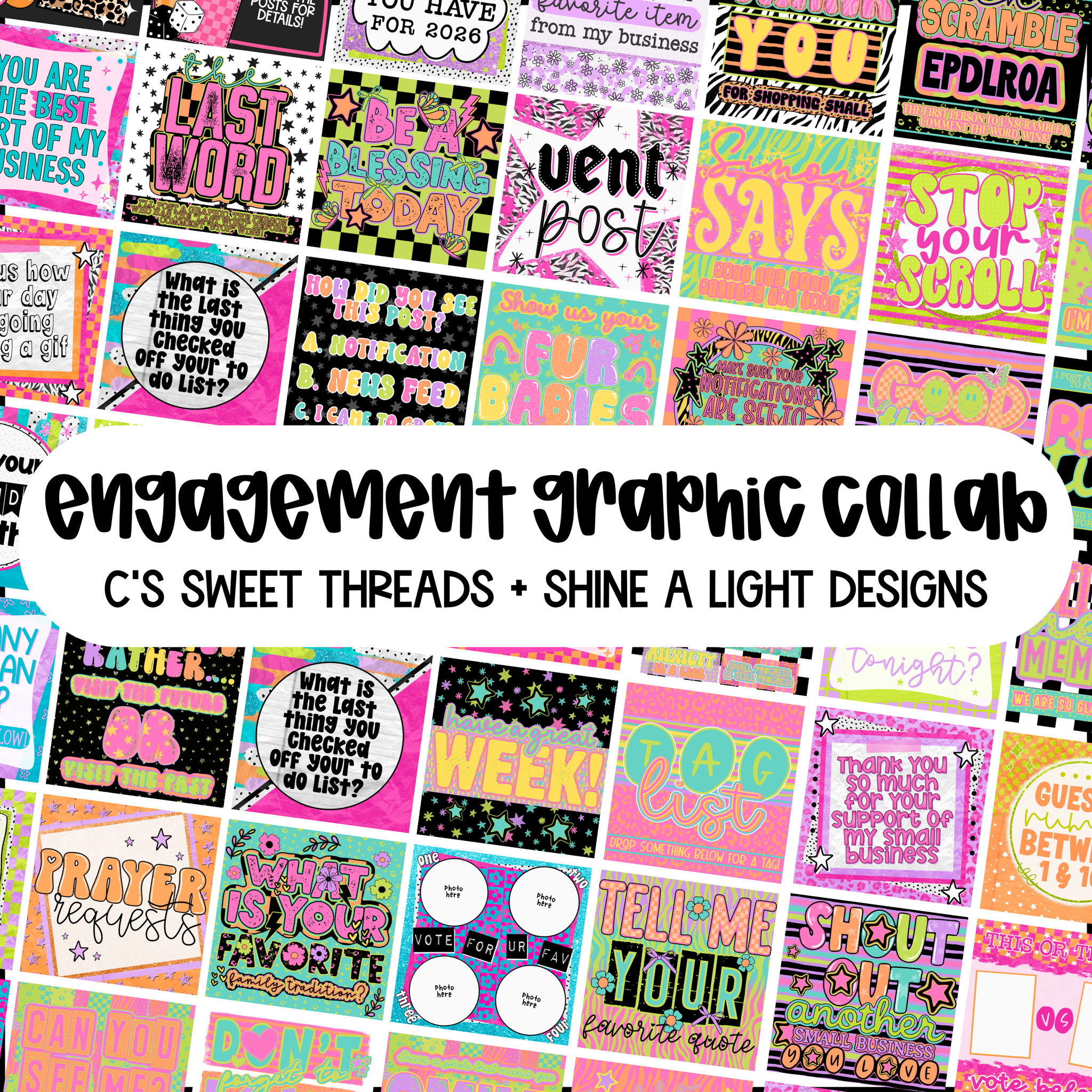 Engagement Graphic Collab With Shine A Light Designs – c’ssweetthreads