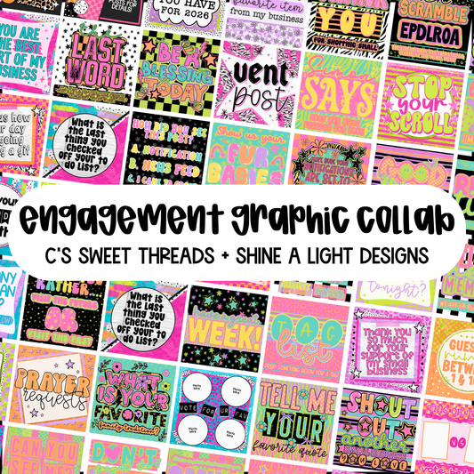 Engagement Graphic Collab With Shine A Light Designs