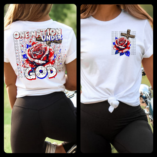 ONE NATION UNDER GOD W/ MATCHING POCKET