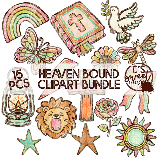 Heaven Bound Clipart Bundle