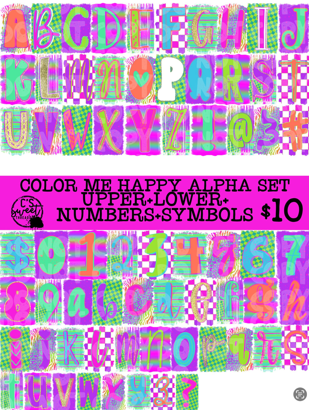 CST Color Me Happy Alpha Set – c’ssweetthreads