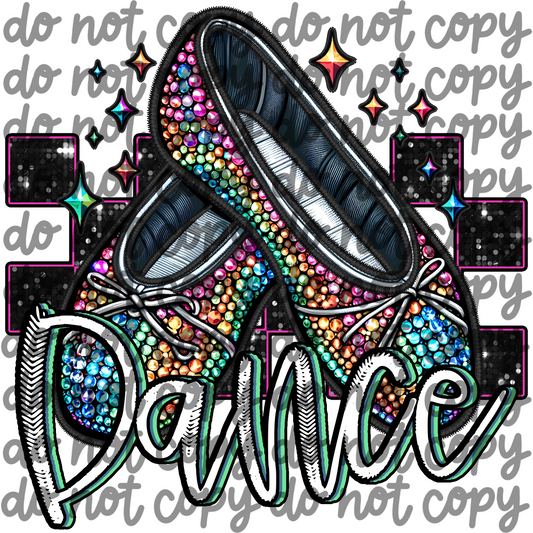 Dance Faux Embroidery