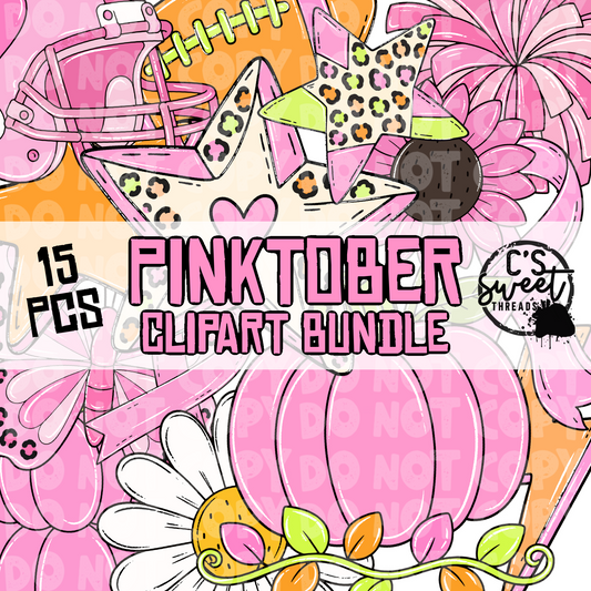 Pinktober Clipart Bundle