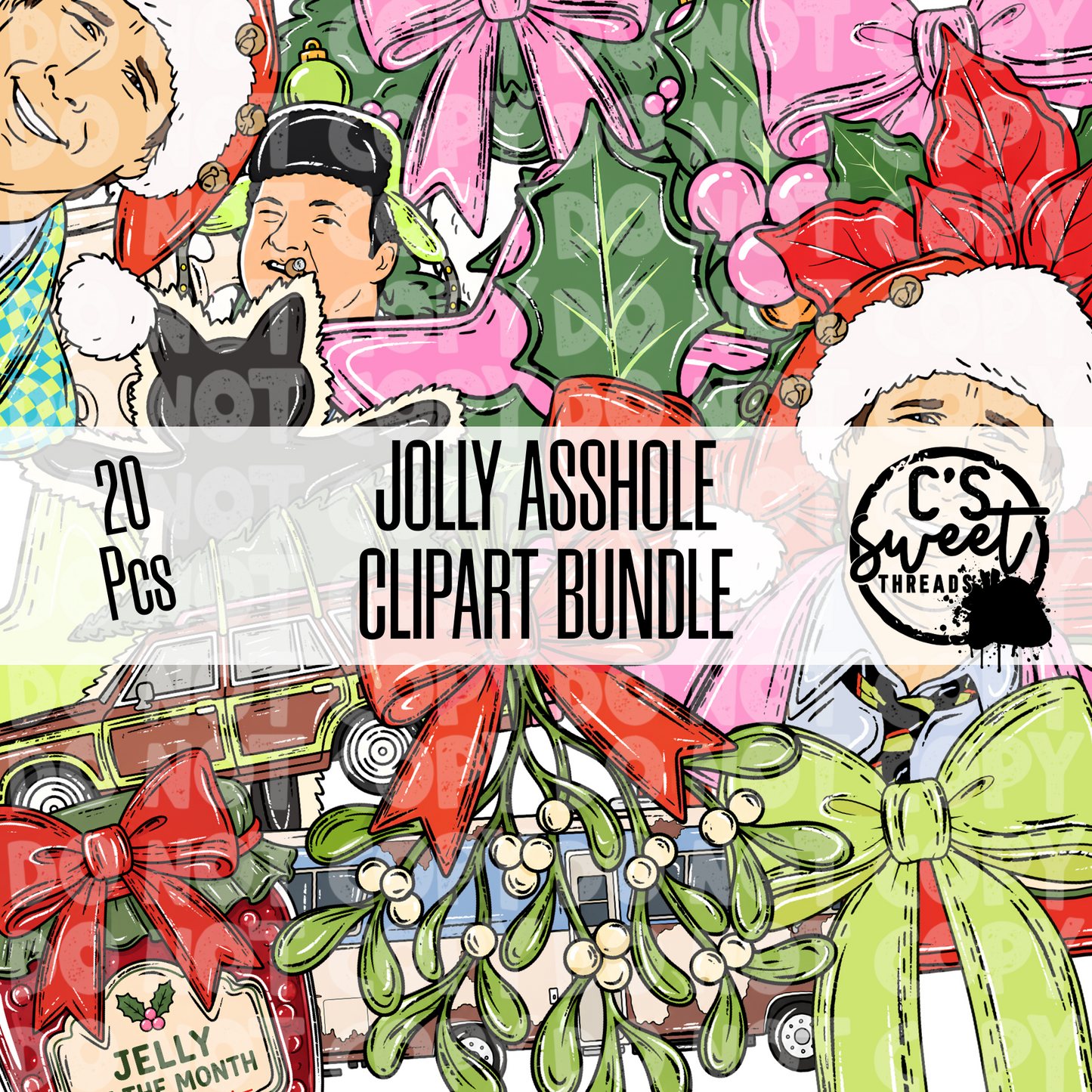 Jolly Asshole Clipart Bundle