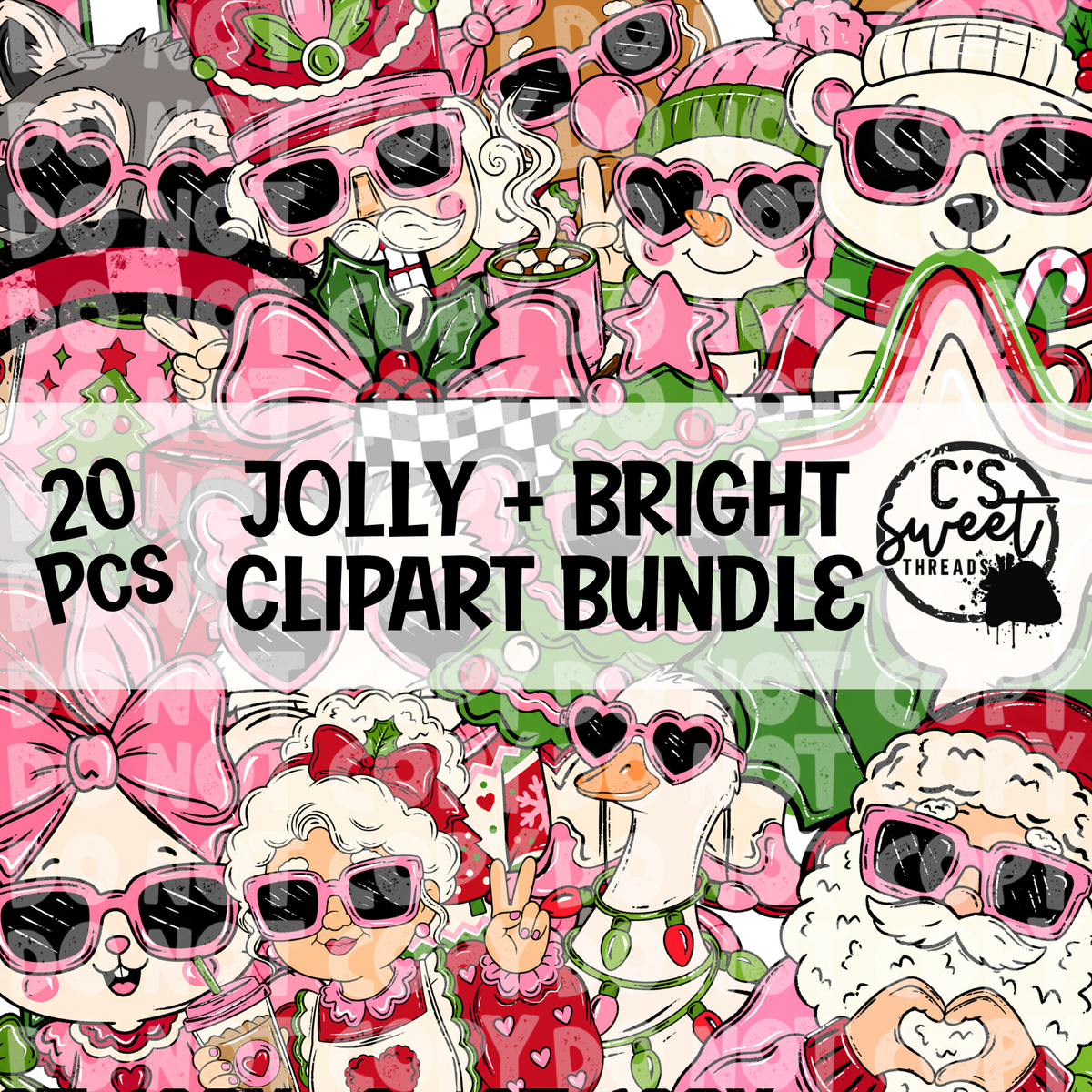 Jolly + Bright Clipart Bundle