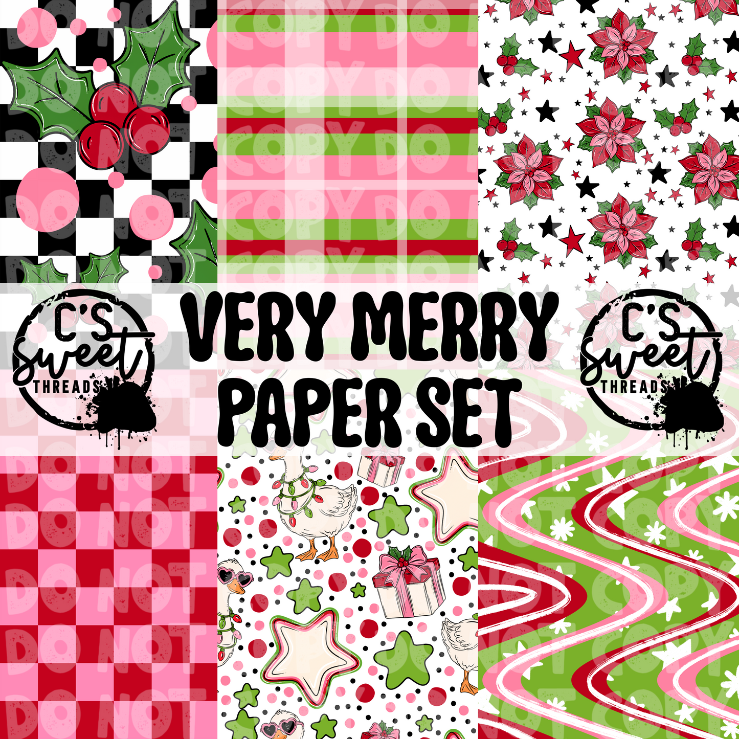Very Merry Paper Set