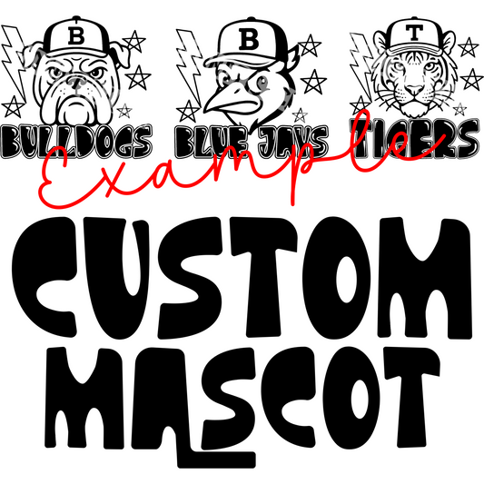 Custom Mascot Single Color