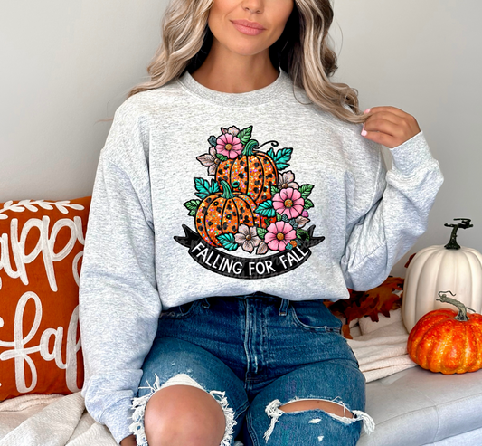 Falling For Fall Faux Embroidery