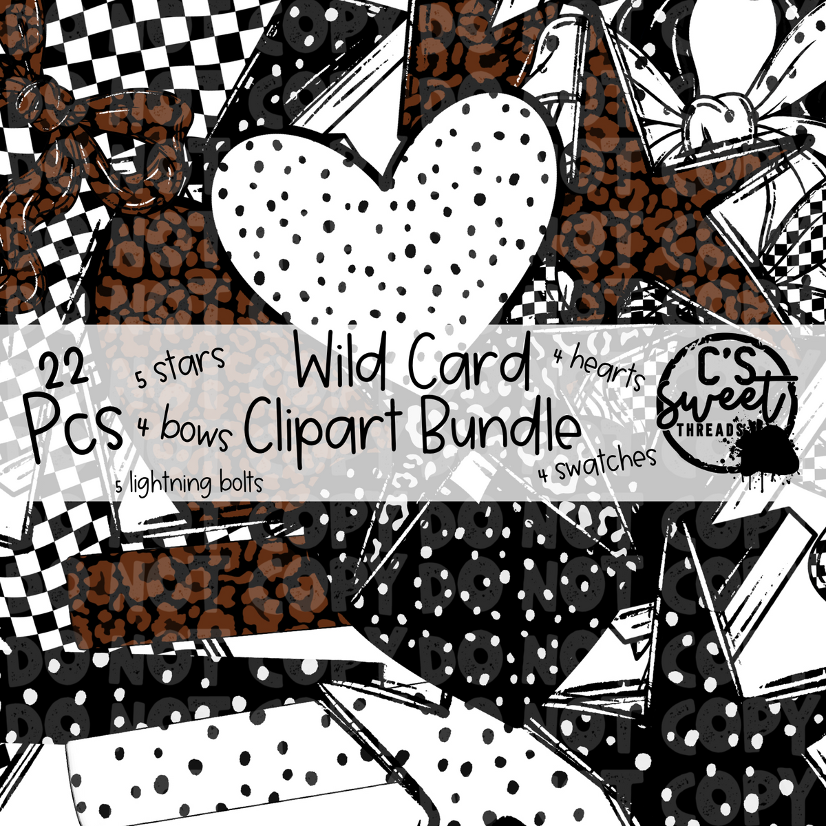 Wild Card Clipart Bundle