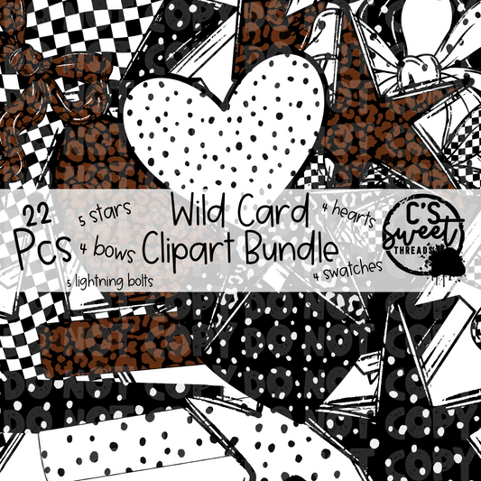 Wild Card Clipart Bundle