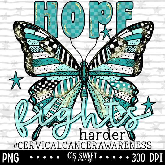 Hope Fights Harder Cervical Cancer Awareness