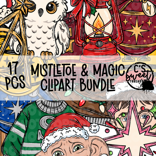 Mistletoe & Magic Clipart Bundle