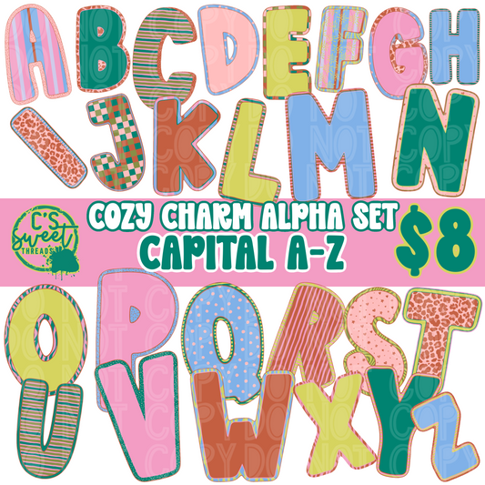 CST Cozy Charm Alpha Set
