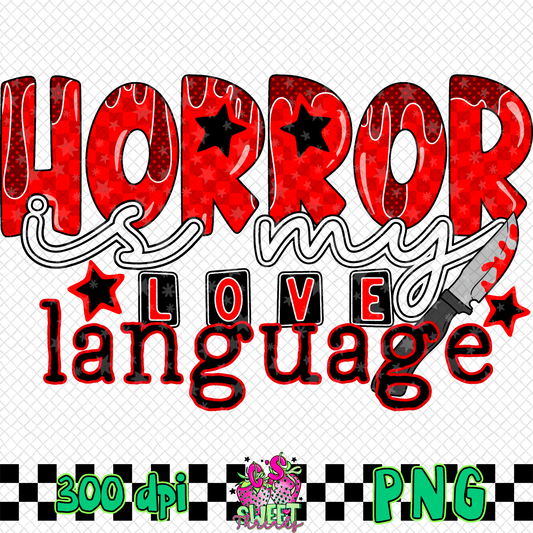 Horror Is My Love Language