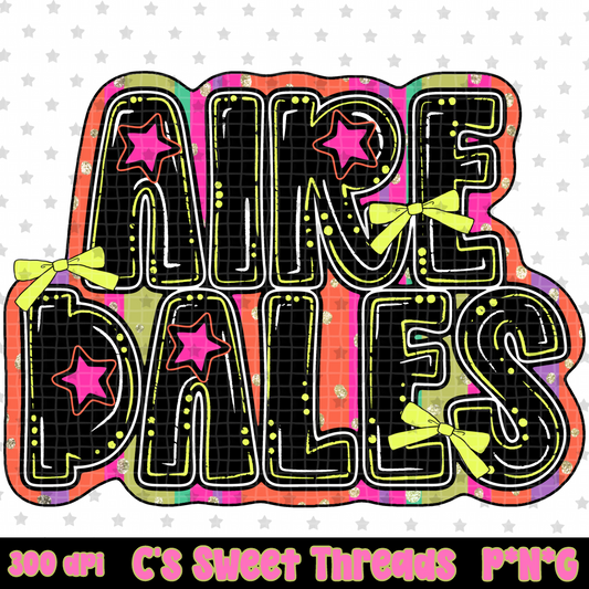 Neon Airedales